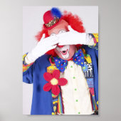 Clown Peekaboo Poster (Vorne)