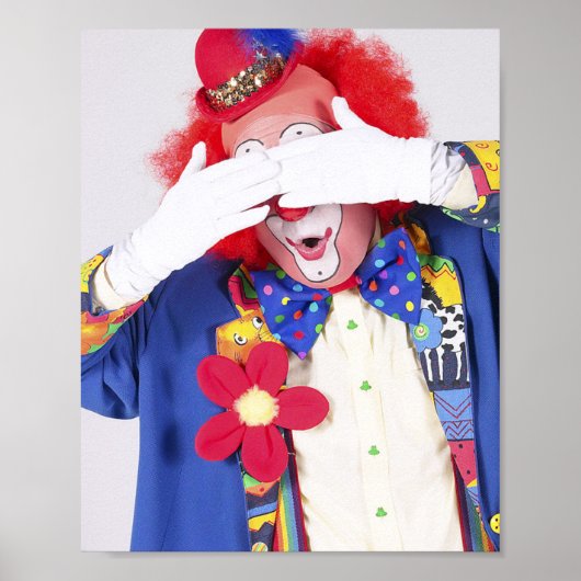 Clown Peekaboo Poster (Vorne)