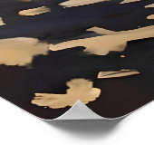 Clown pflückt Sonnenblumen Poster (Ecke)