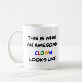 Clown, phantastisch kaffeetasse (Links)