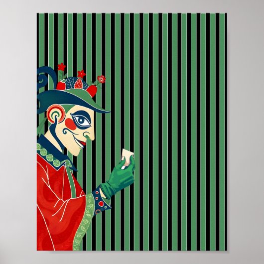 Clown Portrait Poster (Vorne)