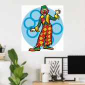 Clown Posing Poster (Heimbüro)