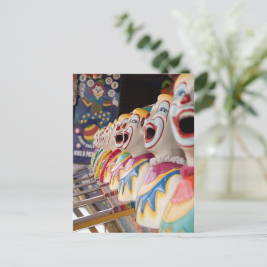Clown Postkarte (Stehend Vorderseite)
