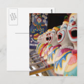Clown Postkarte (Vorne/Hinten)