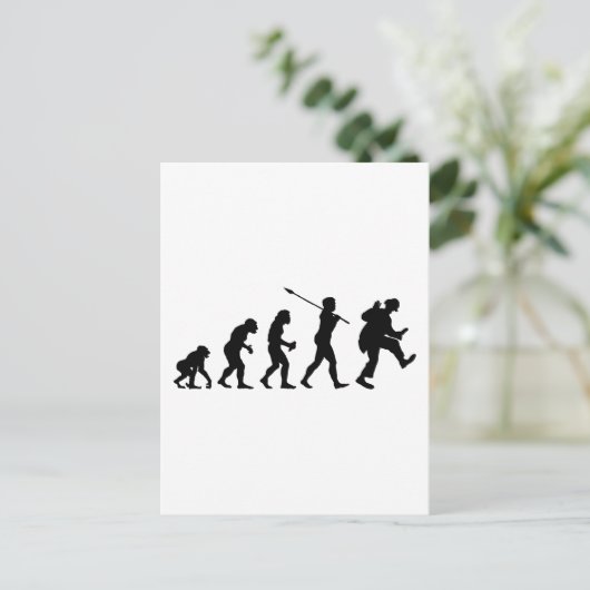 Clown Postkarte (Stehend Vorderseite)