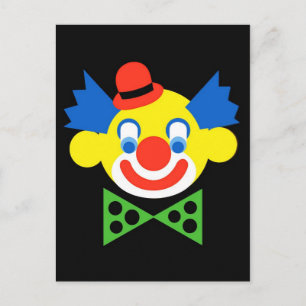 Clown Postkarte