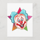 Clown Postkarte (Vorderseite)