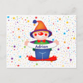 Clown Postkarte (Vorderseite)