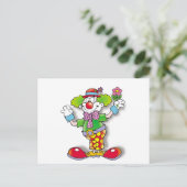 Clown Postkarte (Stehend Vorderseite)