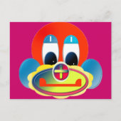 Clown Postkarte (Vorderseite)