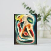 Clown Postkarte (Stehend Vorderseite)