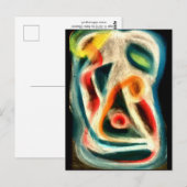 Clown Postkarte (Vorne/Hinten)