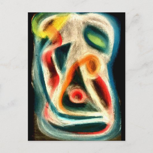 Clown Postkarte (Vorderseite)