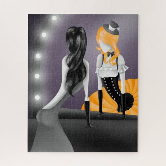 Clown Reflection Blonde Hair Jigsaw Puzzle (Vertikal)