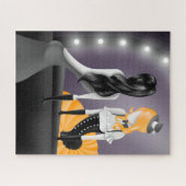 Clown Reflection Blonde Hair Jigsaw Puzzle (Horizontal)