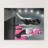 Clown Reflection Pink Hair Jigsaw Puzzle (Horizontal)