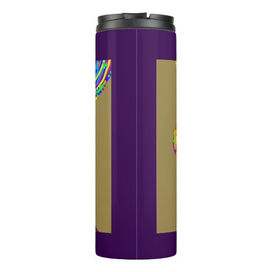 Clown Reindeer  Thermosbecher (Rückseite)