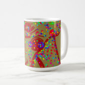 Clown-Rentier Kaffeetasse (VorderseiteRechts)