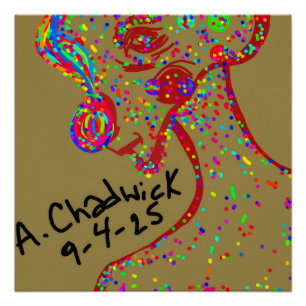 Clown-Rentier-Plakat Poster