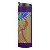 Clown-Rentier  Thermosbecher (Nach rechts gedreht)