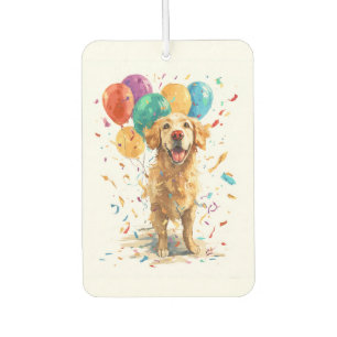 Clown Retriever � Zirkushund mit Ballons Autolufterfrischer