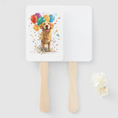 Clown Retriever � Zirkushund mit Ballons Fächer (Vorne und Hinten)