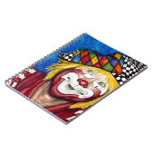 Clown Ron Maslanka ALIAS Sam das Clow Notizblock (Linke Seite)