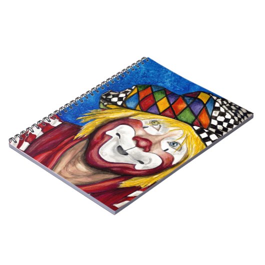 Clown Ron Maslanka ALIAS Sam das Clow Notizblock (Linke Seite)