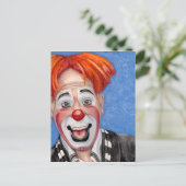 Clown Ryan Combs Postkarte (Stehend Vorderseite)