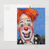 Clown Ryan Combs Postkarte (Vorne/Hinten)