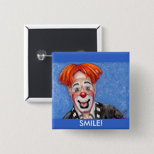 Clown-Ryan-Kämme Button (Vorne & Hinten)