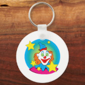 Clown sehende Sterne Schlüsselanhänger (Vorderseite)