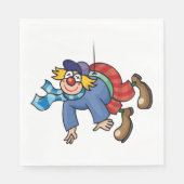 Clown Serviette (Vorderseite)