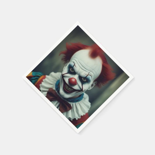 Clown-Servietten Serviette (Ecke)