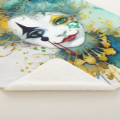 Clown Sherpa Blanket Sherpadecke (3/4)