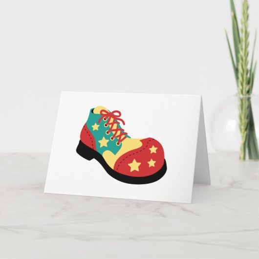 Clown Shoe Karte (Vorderseite)