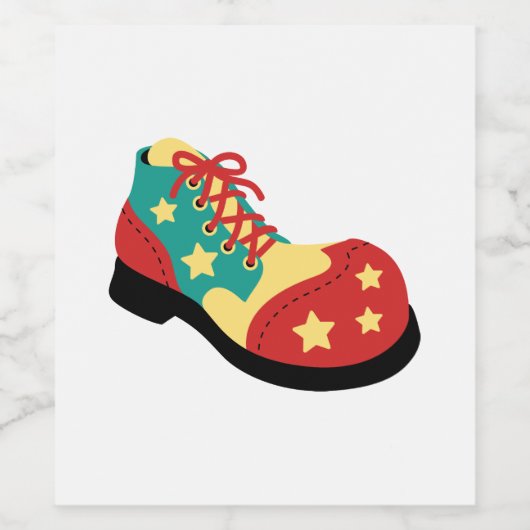 Clown Shoe Weinetikett (Einzelnes Label)