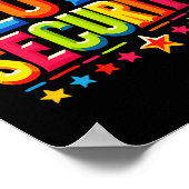 Clown-Sicherheitskostüm Poster (Ecke)