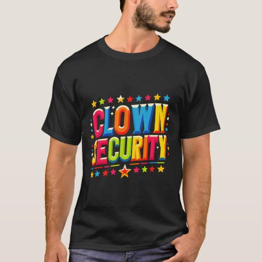 Clown-Sicherheitskostüm T-Shirt (Vorderseite)