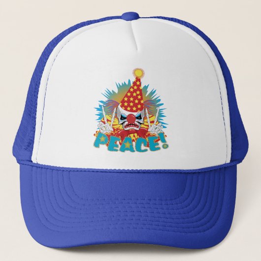 Clown Skull Truckerkappe (Vorderseite)