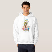 Clown spielt Gitarre Hoodie (Vorne ganz)
