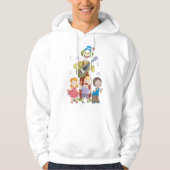 Clown spielt Gitarre Hoodie (Vorderseite)