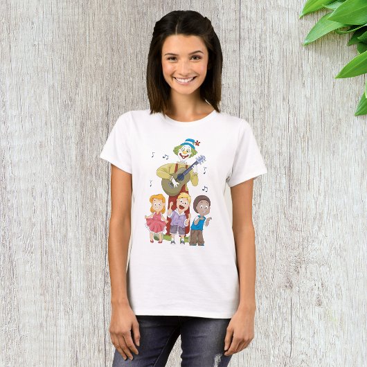 Clown spielt Gitarre T-Shirt