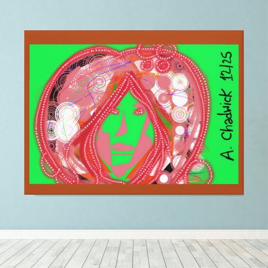 Clown Steampunk  Leinwanddruck (Insitu (Holzboden))