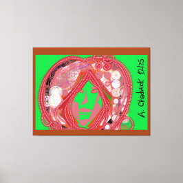 Clown Steampunk Leinwanddruck