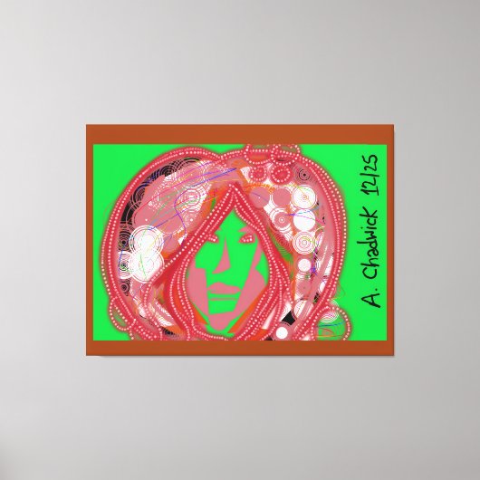 Clown Steampunk Leinwanddruck (Vorderseite)