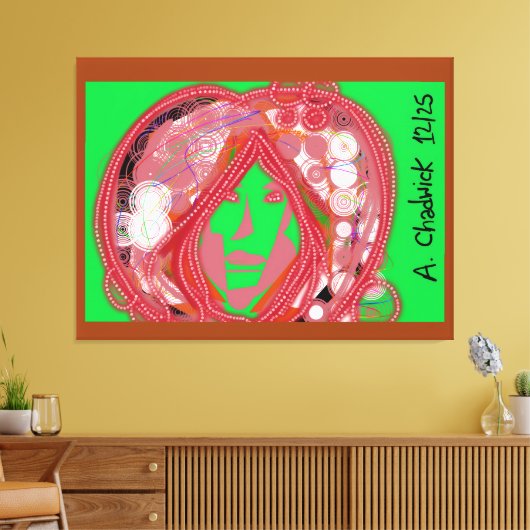 Clown Steampunk  Leinwanddruck (Insitu (Wohnzimmer))