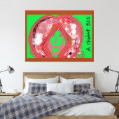 Clown Steampunk Leinwanddruck (Insitu (Schlafzimmer))