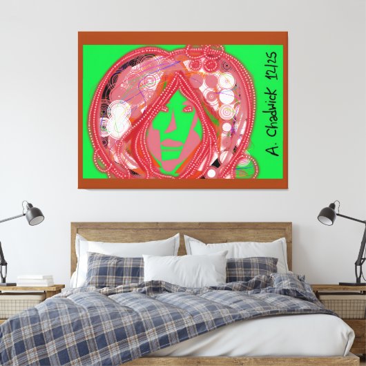 Clown Steampunk Leinwanddruck (Insitu (Schlafzimmer))