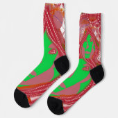 Clown Steampunk Socken (Linkes Detail)